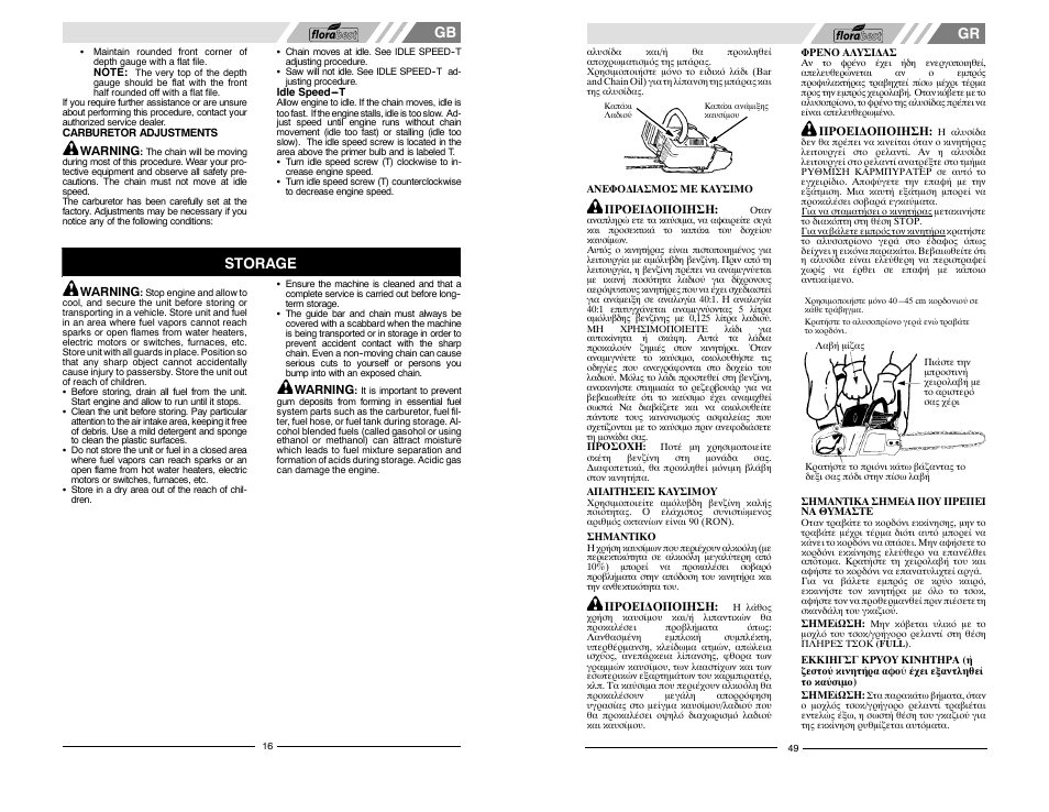 Storage | Florabest FBKS 4015 User Manual | Page 16 / 32
