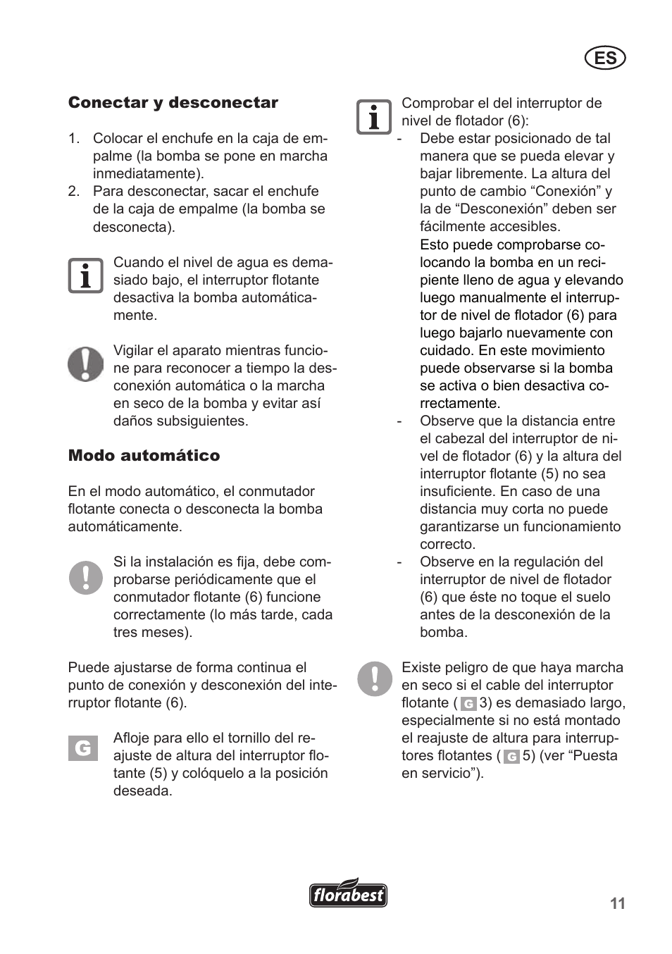 Florabest FTP 400 A1 User Manual | Page 11 / 70