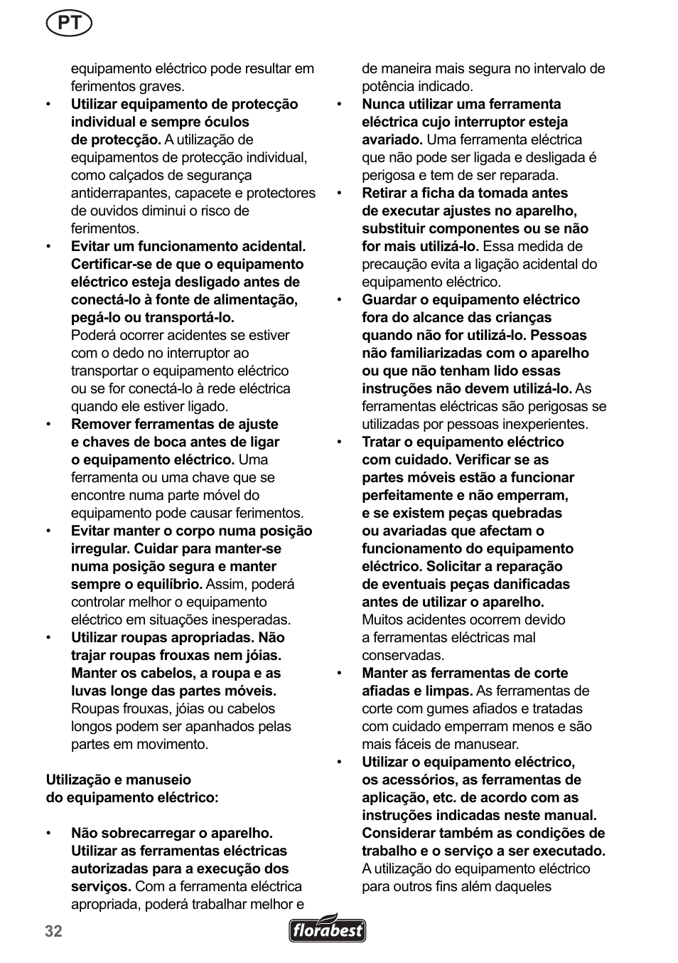 Florabest FHL 900 A1 User Manual | Page 32 / 70