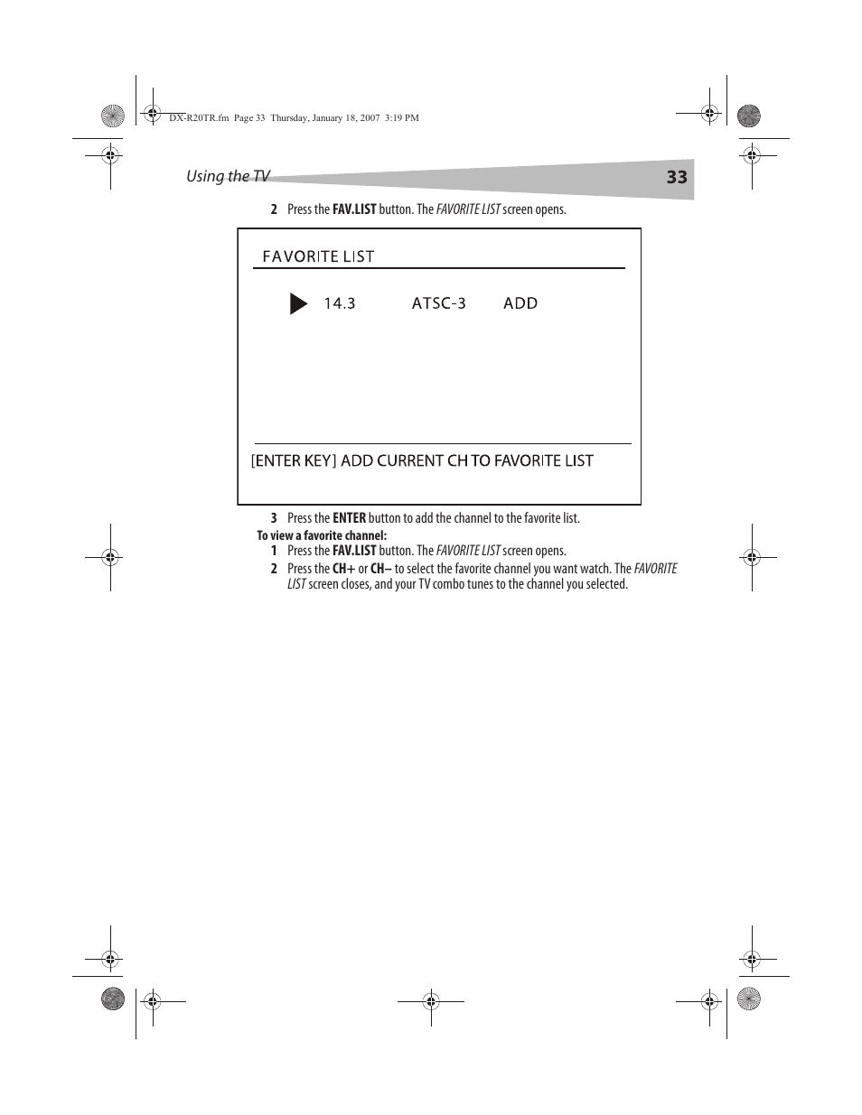 Dynex DX-R20TR User Manual | Page 34 / 67