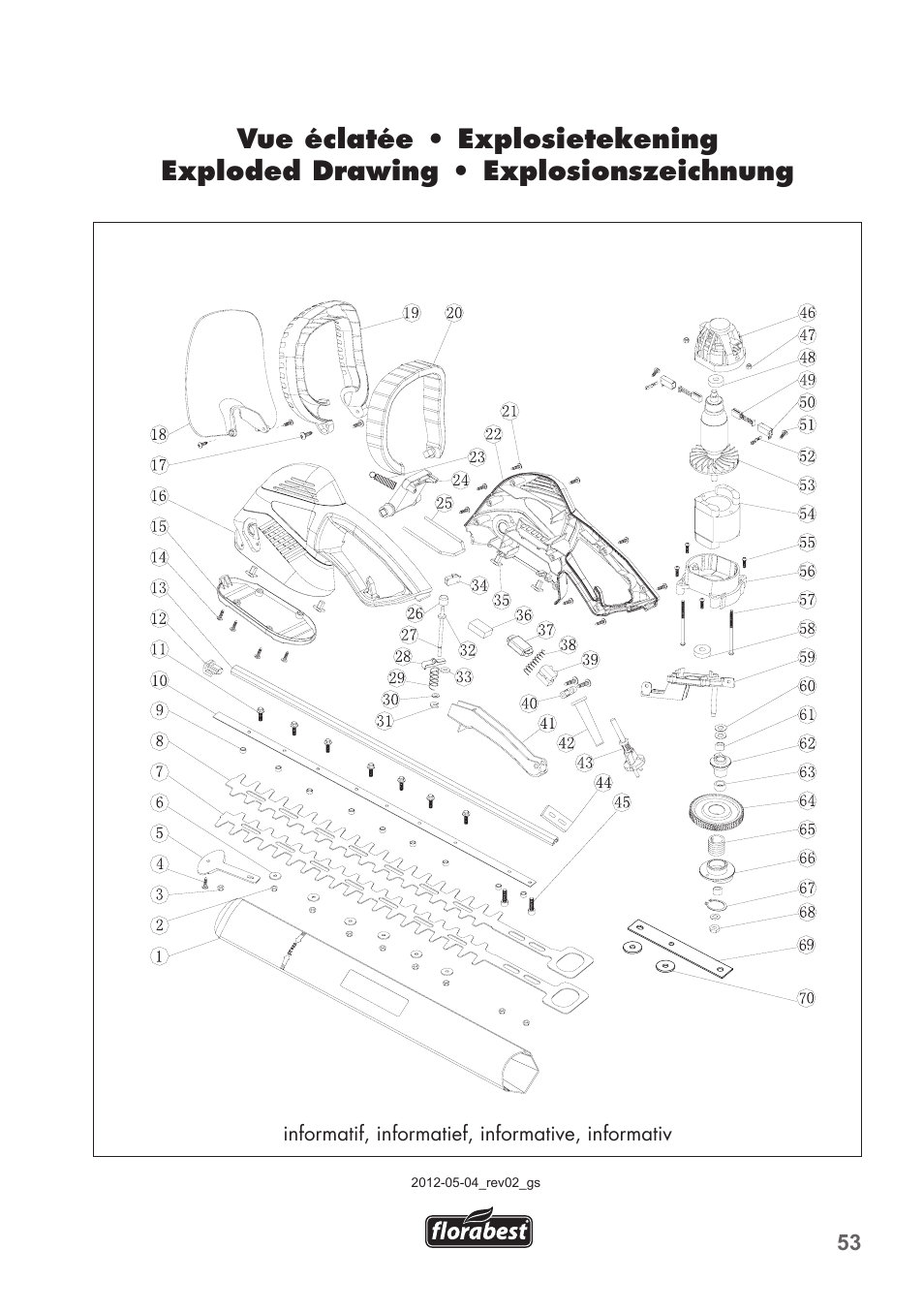 Florabest FHT 600 B2 User Manual | Page 53 / 54