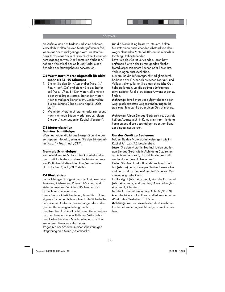 Florabest FBLB 33 A1 User Manual | Page 34 / 54