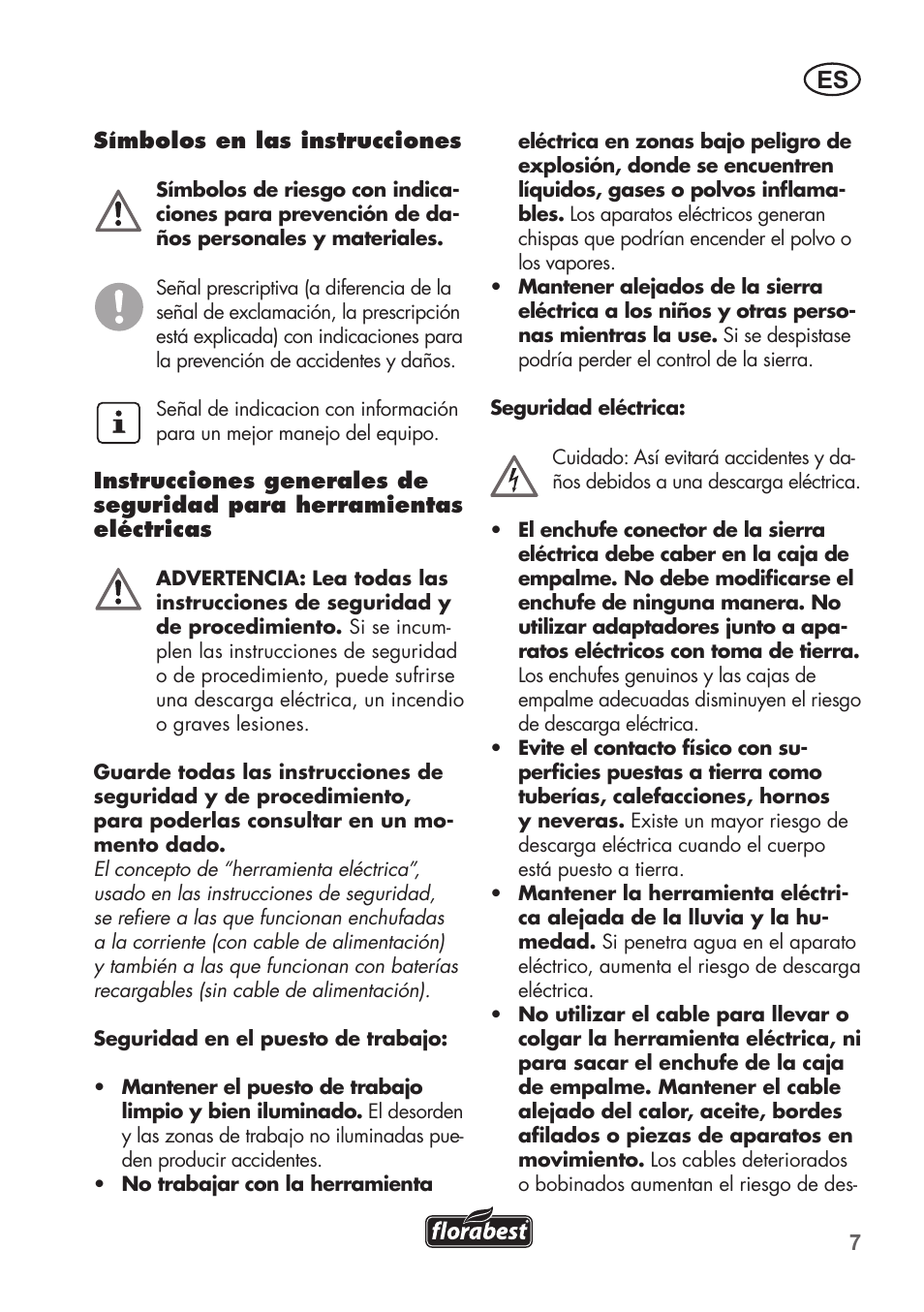 Florabest FHT 600 B2 User Manual | Page 7 / 54