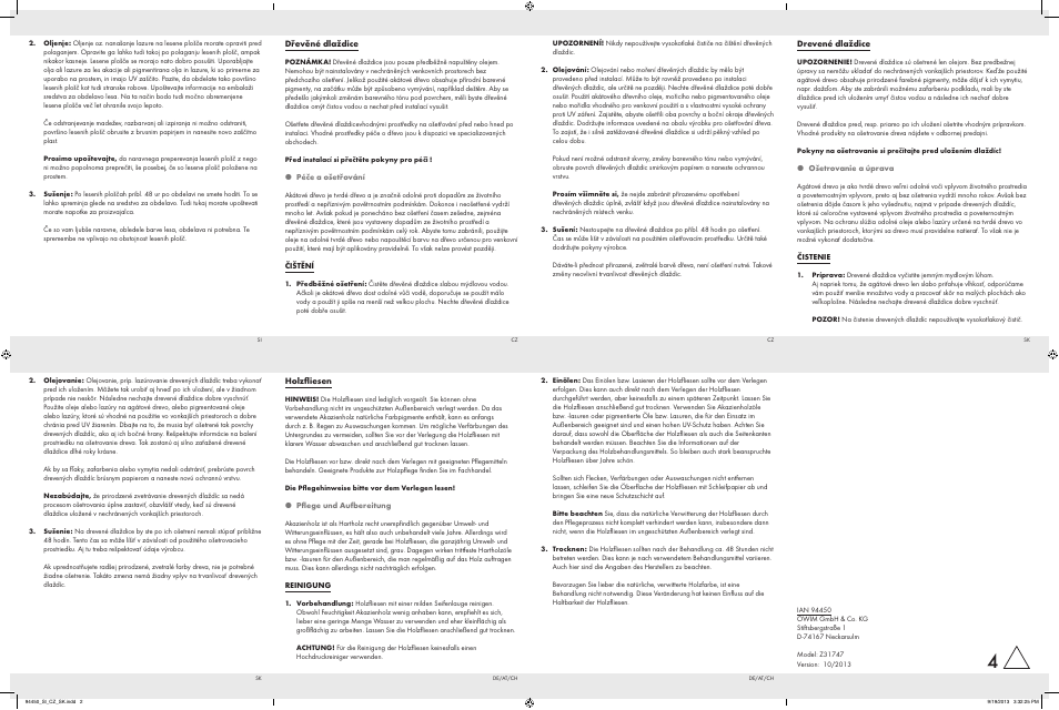 Florabest Z31747 User Manual | Page 2 / 2