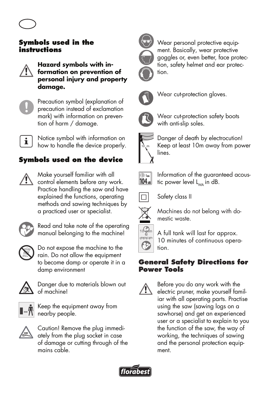 Florabest FHE 550 B2 User Manual | Page 26 / 64