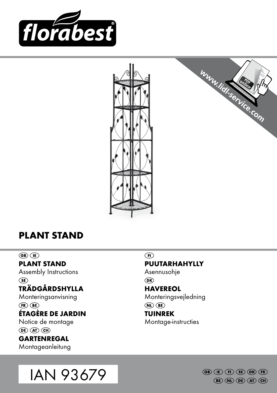 Florabest GR-1810 User Manual | 20 pages