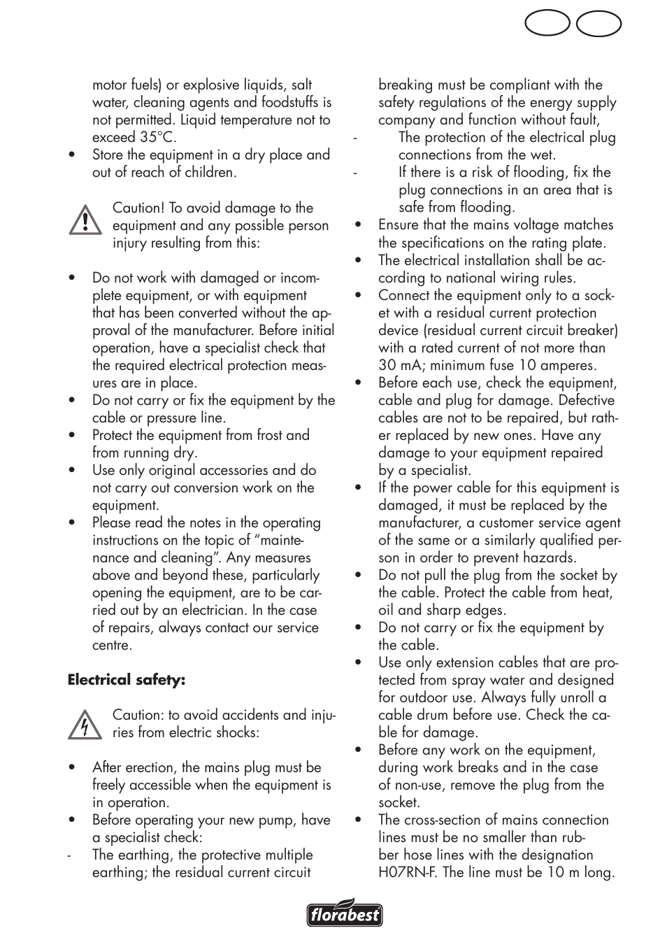 Mt gb | Florabest FGPS 1100 B2 User Manual | Page 17 / 40