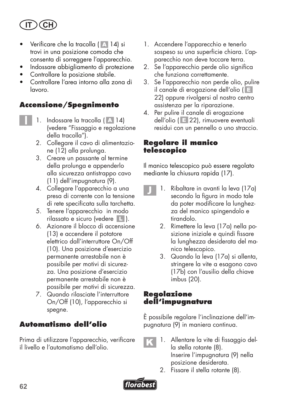 It ch | Florabest FHE 710 A1 User Manual | Page 62 / 96