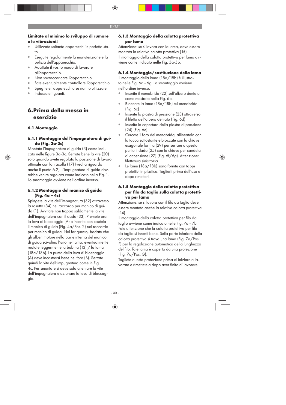 Prima della messa in esercizio | Florabest FBS 43 A1 User Manual | Page 30 / 90