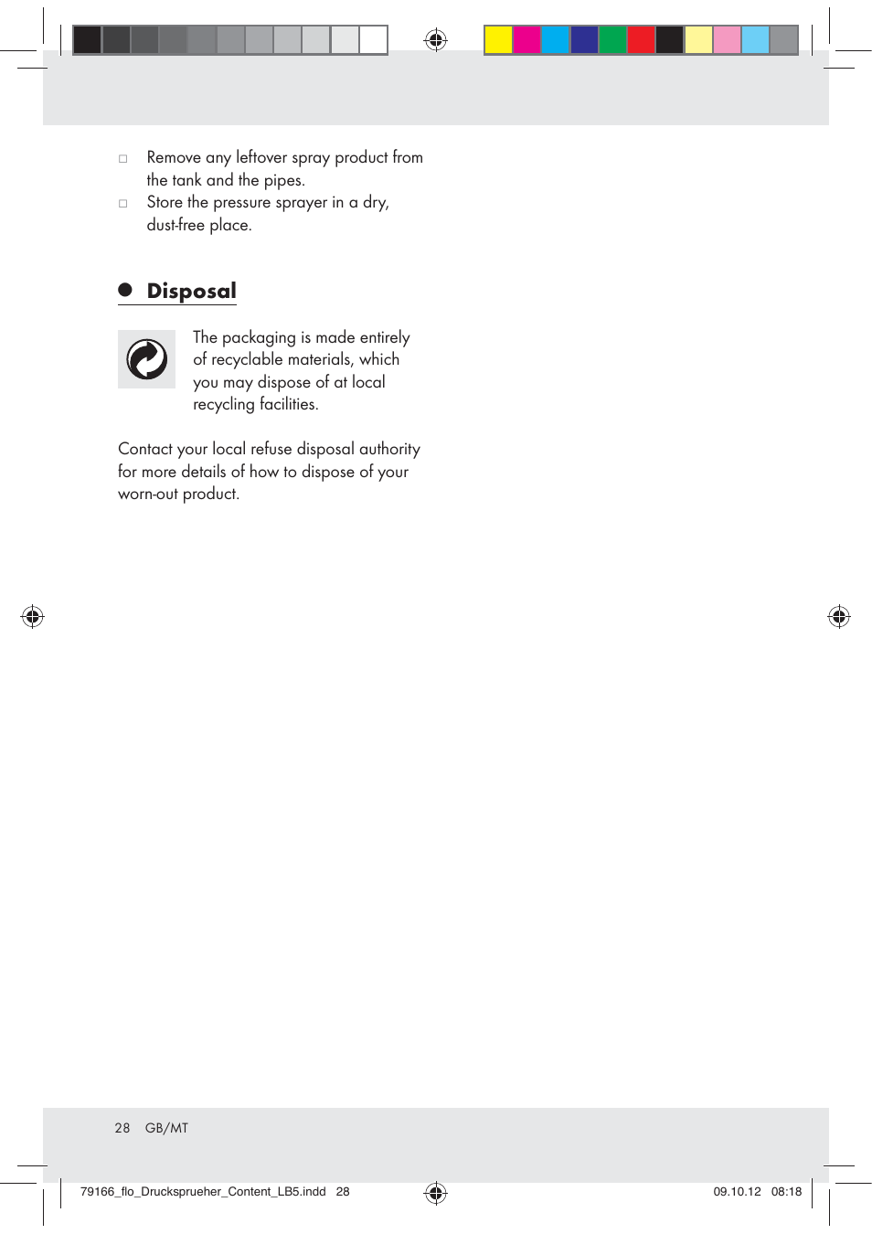 Disposal | Florabest Z31339 User Manual | Page 28 / 35