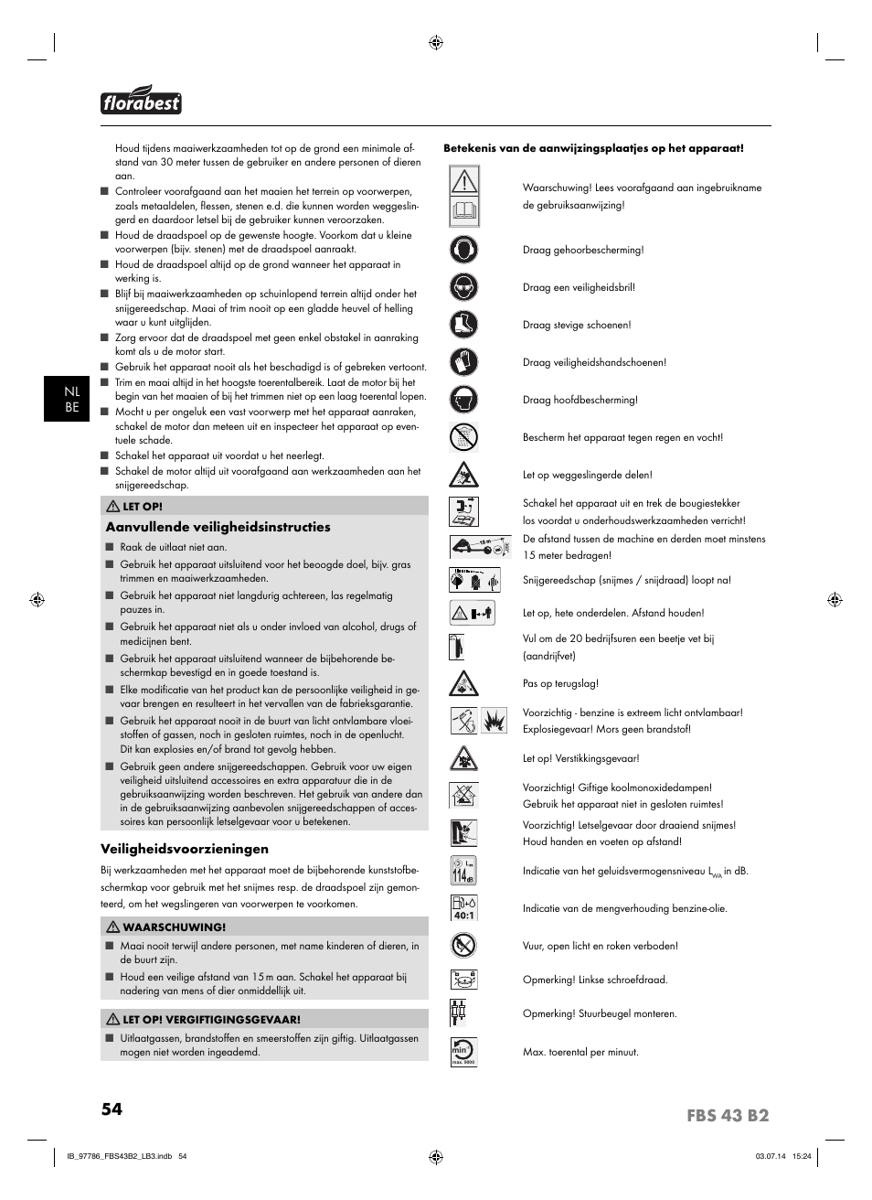 Florabest FBS 43 B2 User Manual | Page 59 / 76