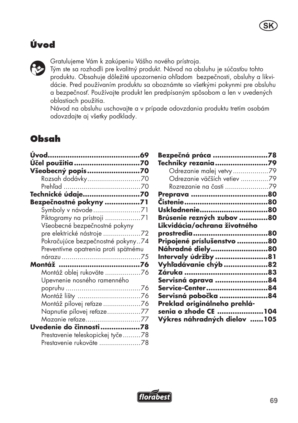 Florabest FHE 550 B2 User Manual | Page 69 / 108