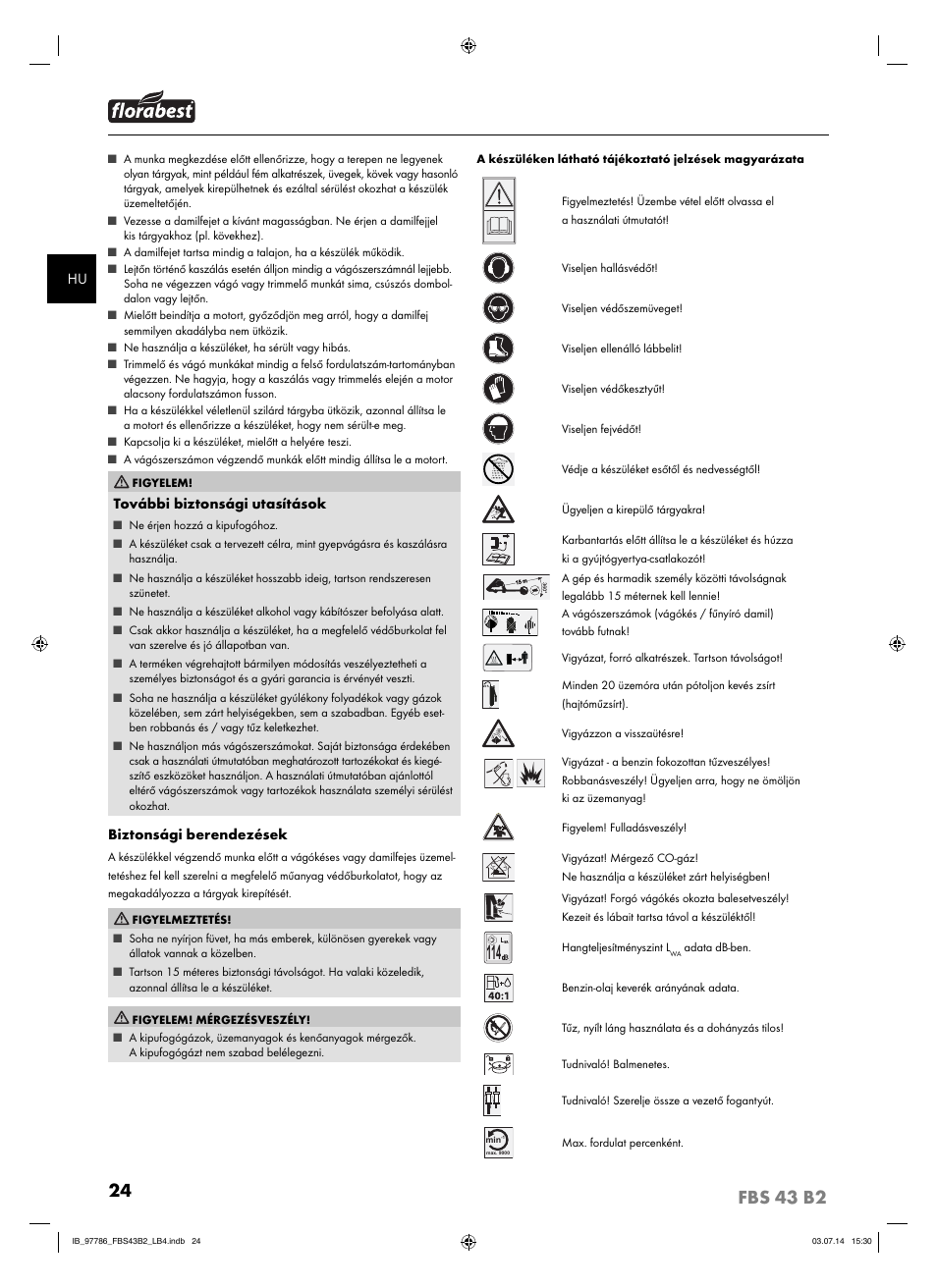 Florabest FBS 43 B2 User Manual | Page 29 / 76