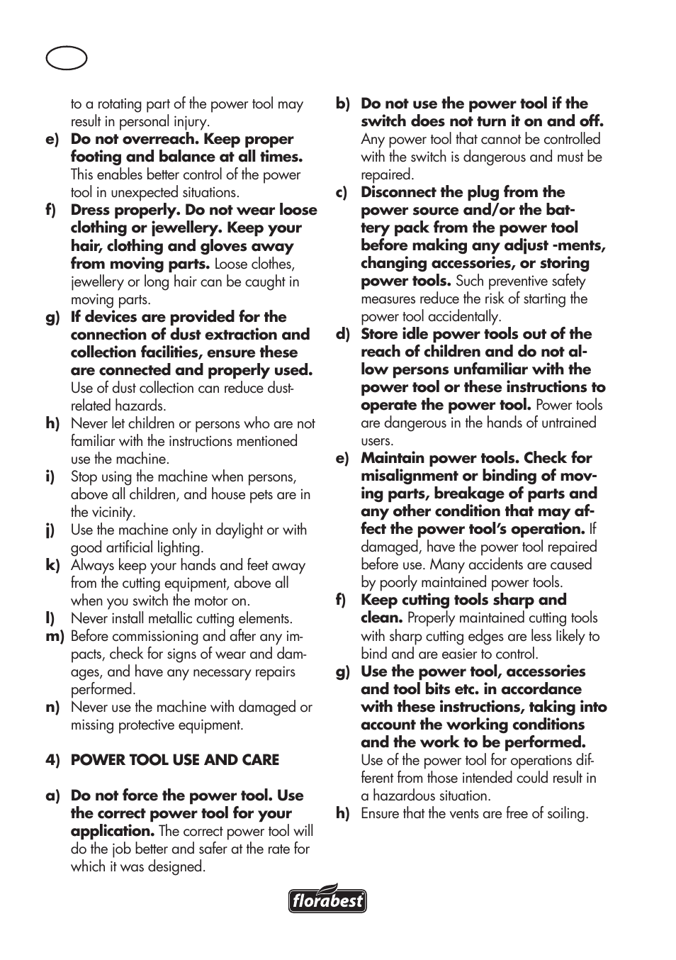 Florabest FAT 18 B2 User Manual | Page 46 / 64