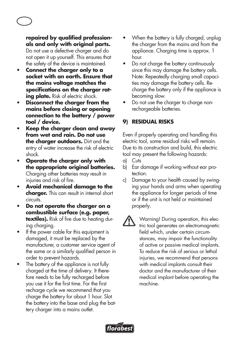 Florabest FAT 18 B2 User Manual | Page 48 / 64