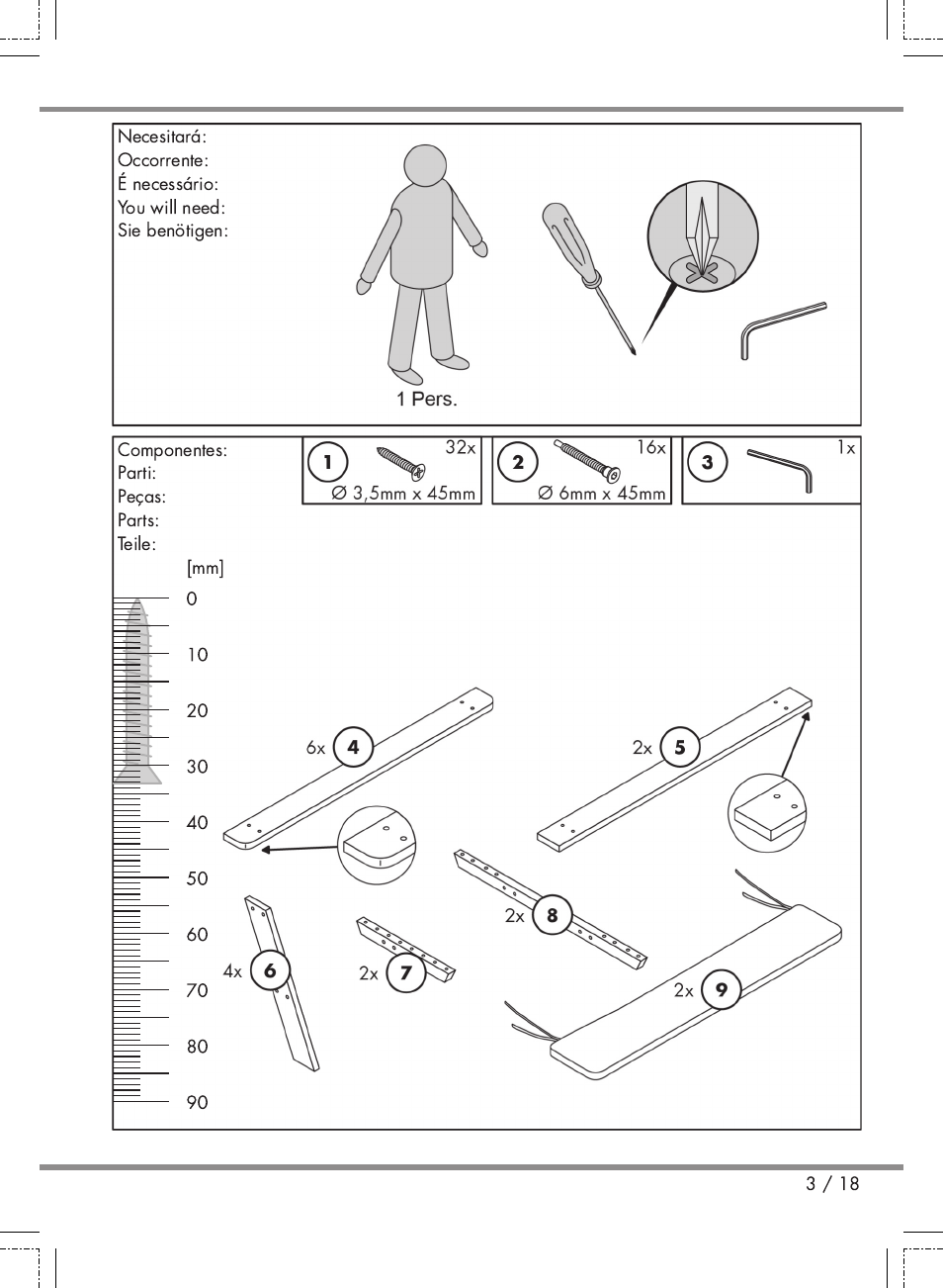 Florabest Kids' Picnic Table User Manual | Page 3 / 18