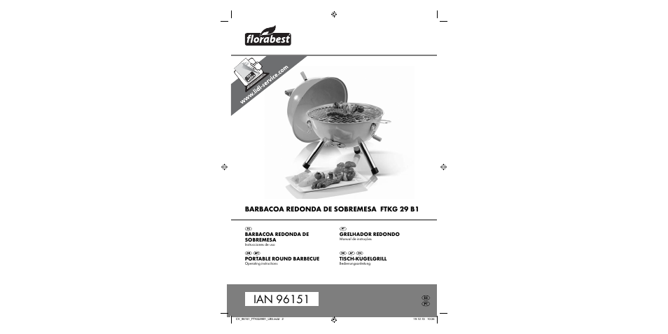 Florabest FTKG 29 B1 User Manual | 52 pages