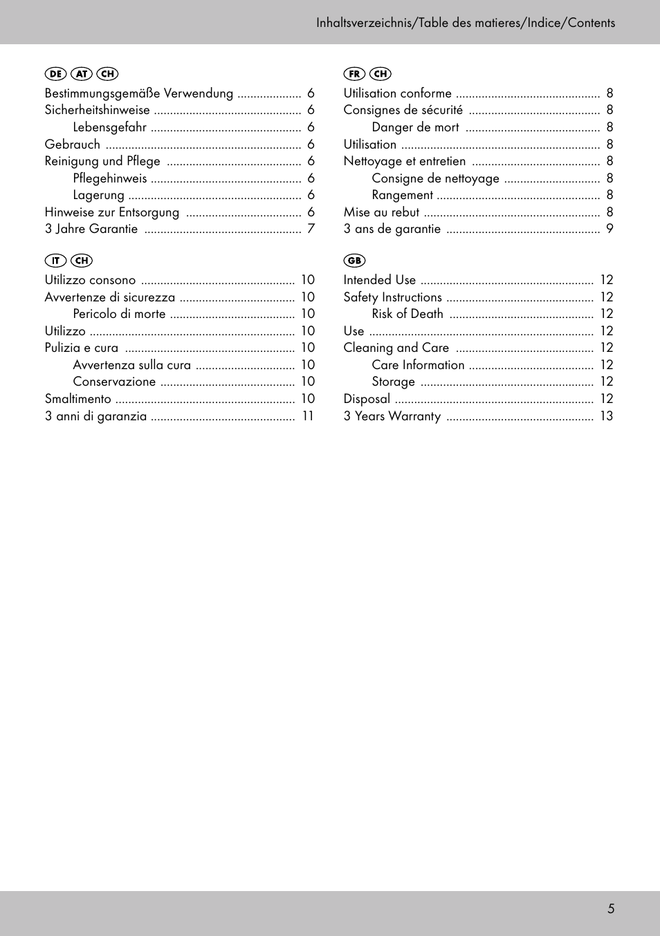 Florabest GP-1717 User Manual | Page 5 / 16