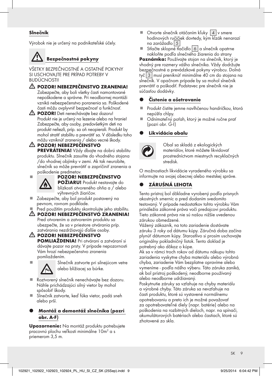 Florabest 102921-14-01 User Manual | Page 9 / 13