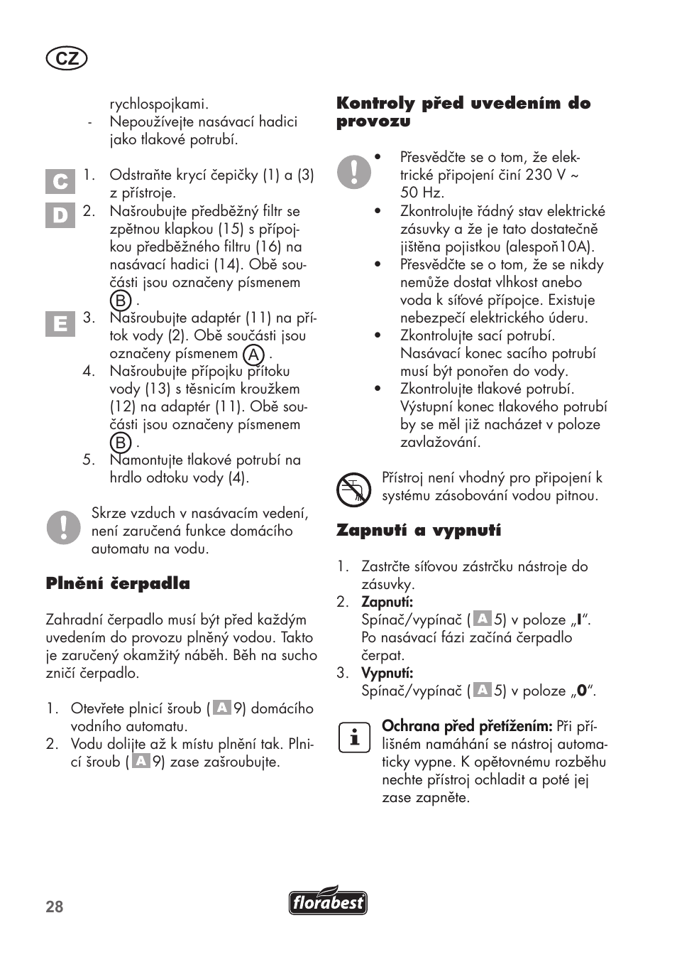 Florabest FGPS 1100 B2 User Manual | Page 28 / 60