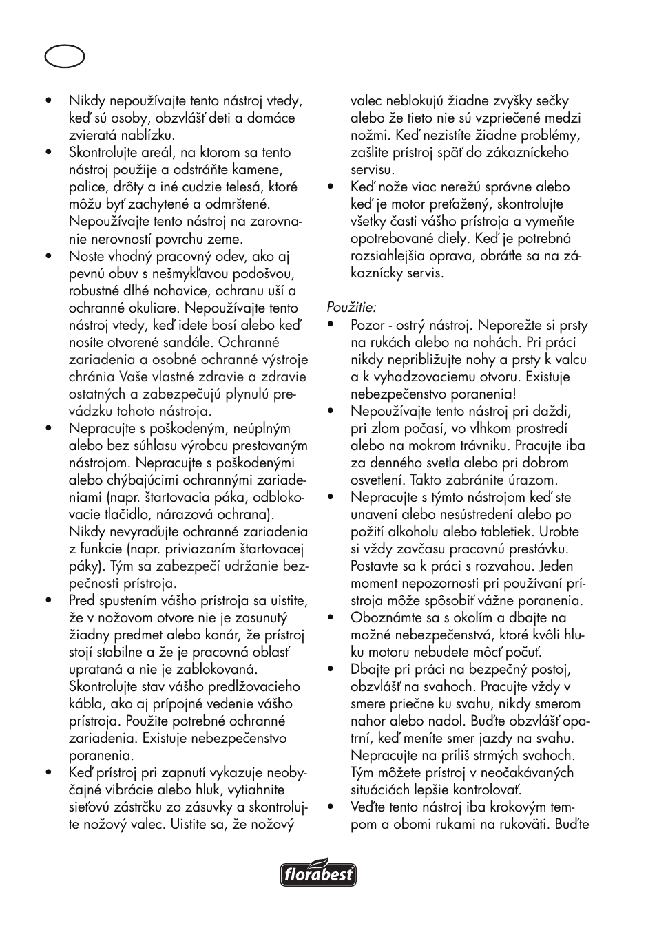Florabest FLV 1200 A1 User Manual | Page 82 / 116