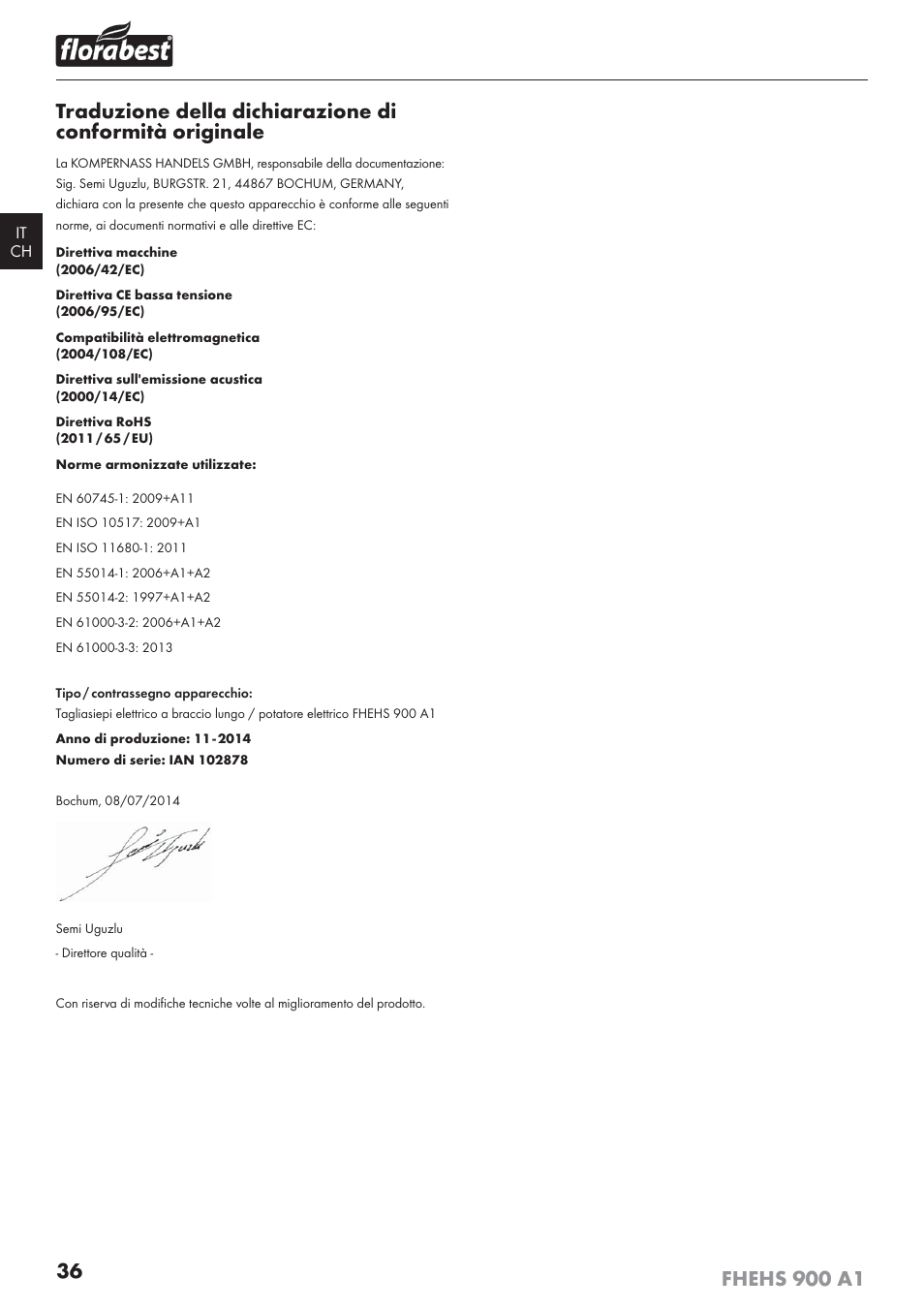 Florabest FHEHS 900 A1 User Manual | Page 40 / 53