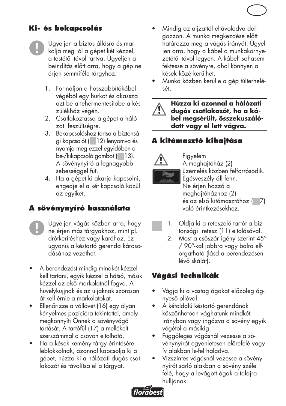 Florabest FHL 900 C4 User Manual | Page 41 / 112