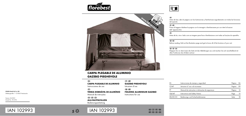 Florabest PA-1576 User Manual | 2 pages