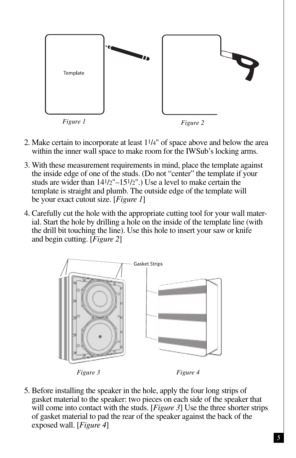 Definitive Technology IWSUB10/10 User Manual | Page 5 / 14