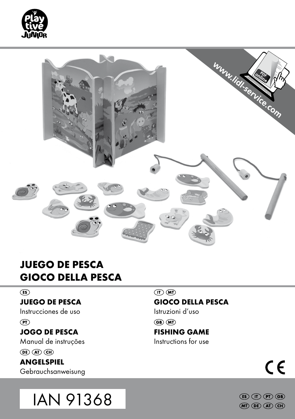 Playtive FISHING GAME User Manual | 8 pages