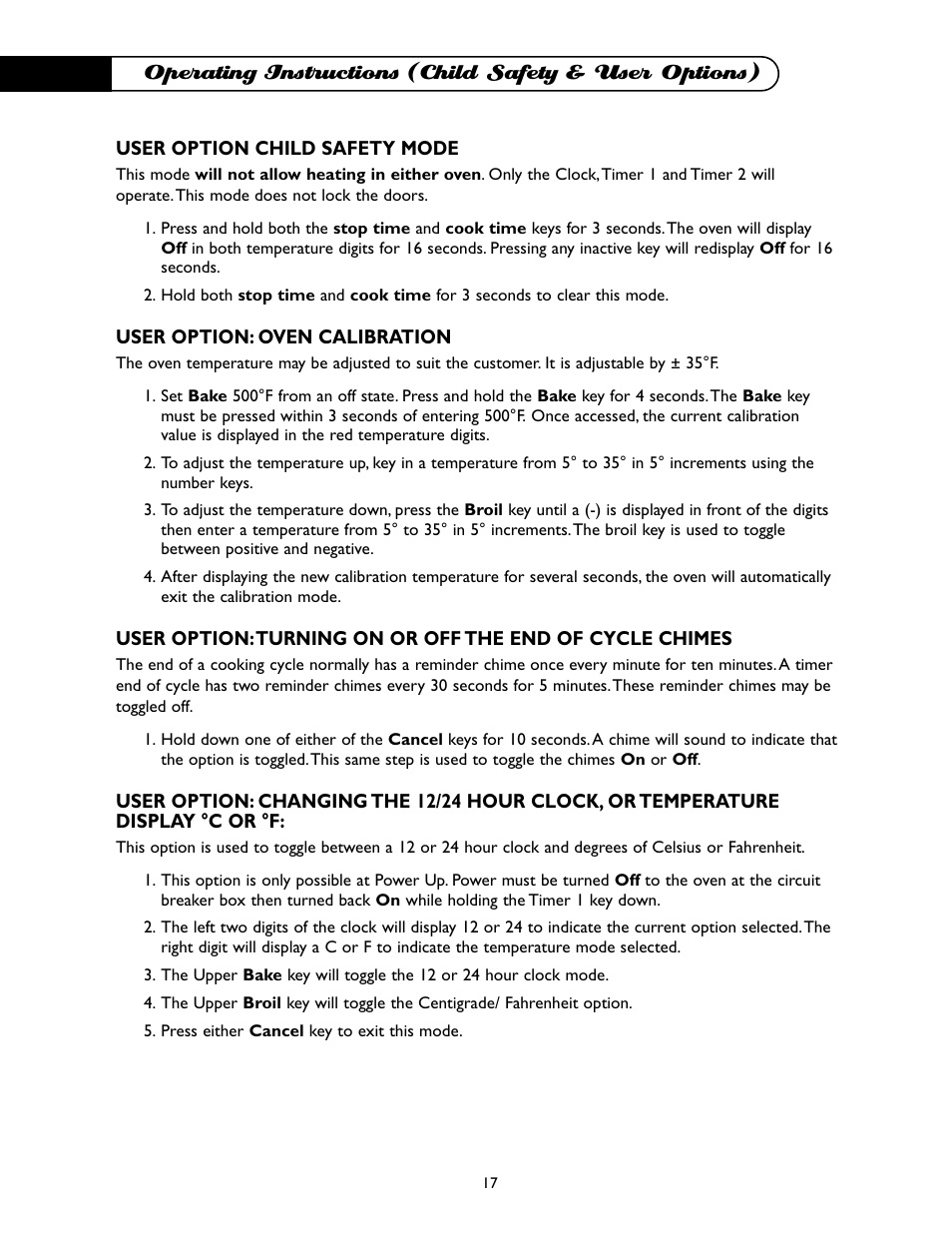 DCS WO-227WT User Manual | Page 18 / 30