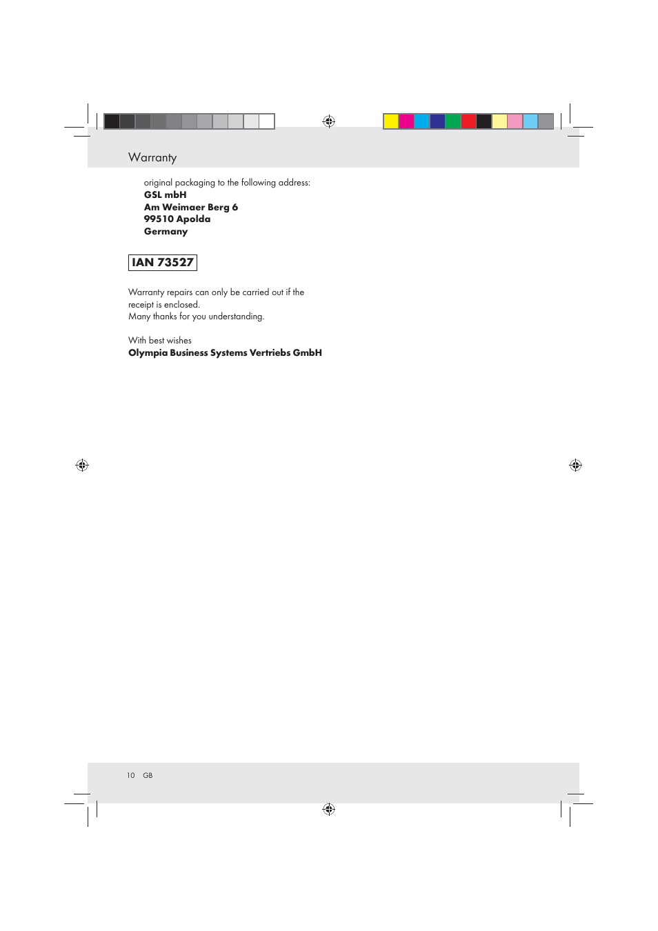 Warranty | United Office Strip Cut Shredder User Manual | Page 10 / 35
