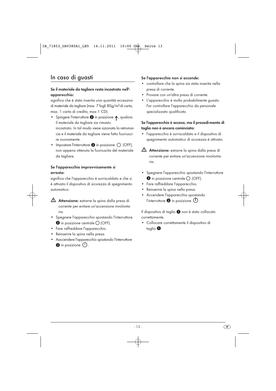 United Office UAV 380 A1 User Manual | Page 15 / 37