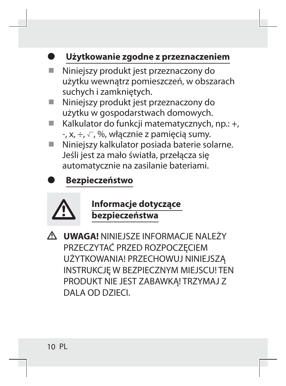 United Office Z31296 User Manual | Page 10 / 58