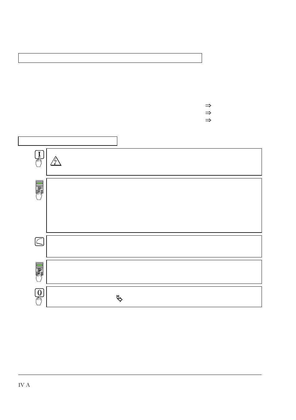 Iv a, Constant field current control, 1 constant field current control | Chapter 2 - start-up instructions | DCS 500 User Manual | Page 26 / 76