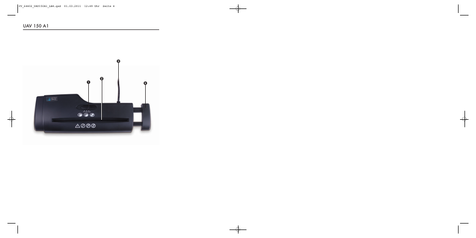 Uav 150 a1 | United Office UAV 150 A1 User Manual | Page 2 / 44