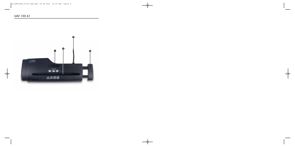 Uav 150 a1 | United Office UAV 150 A1 User Manual | Page 2 / 44