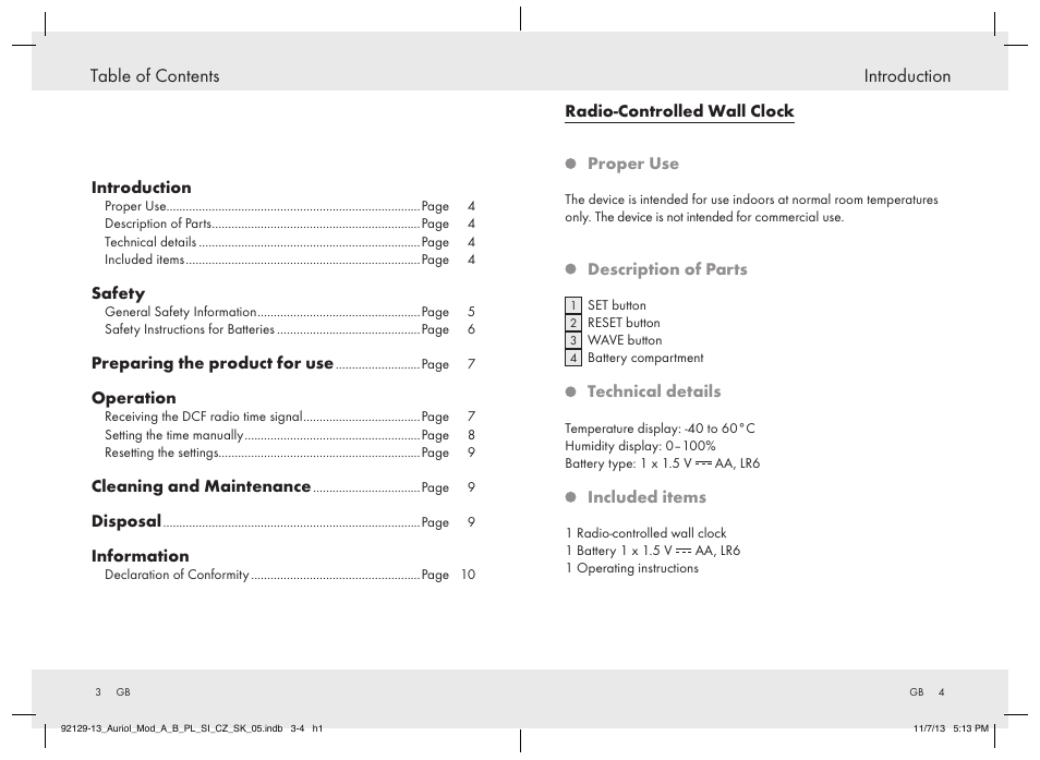 United Office Z30312A/ Z30312B User Manual | Page 3 / 34