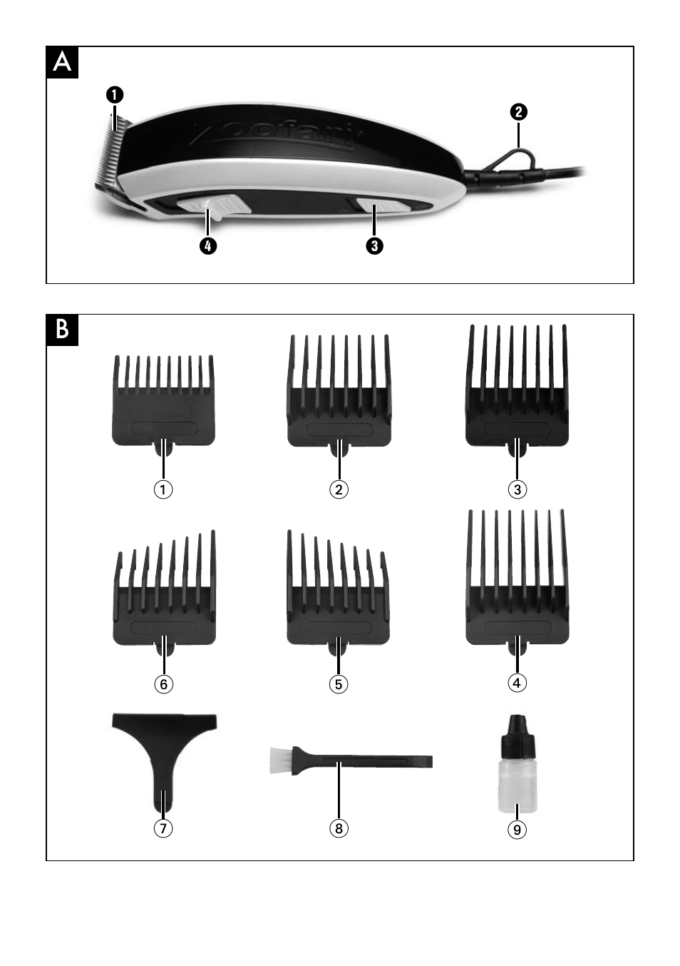 Zoofari Animal Hair Trimmer ZTSD 36 A1 User Manual | Page 3 / 17