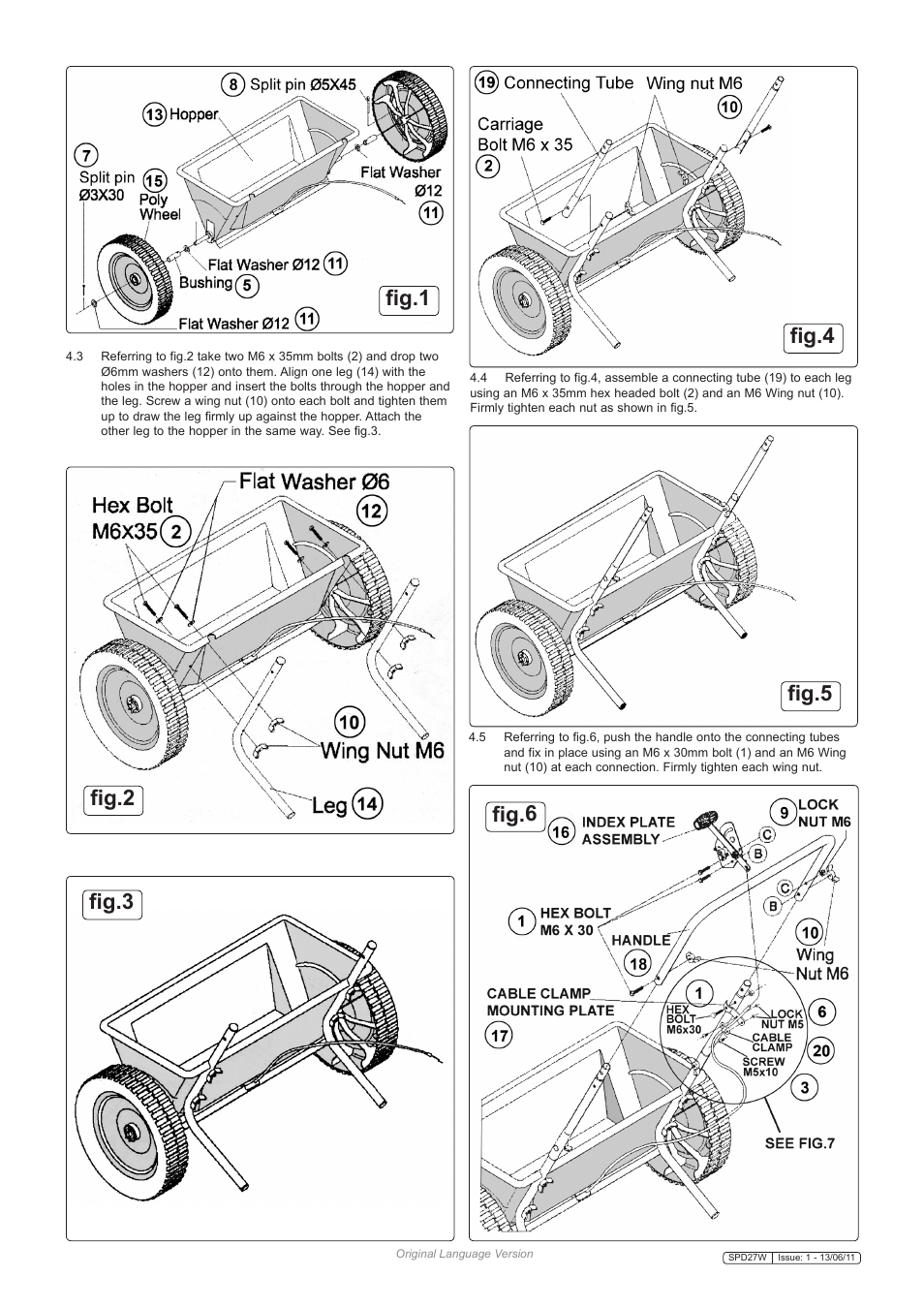 Fig.1 | Sealey SPD27W User Manual | Page 2 / 3