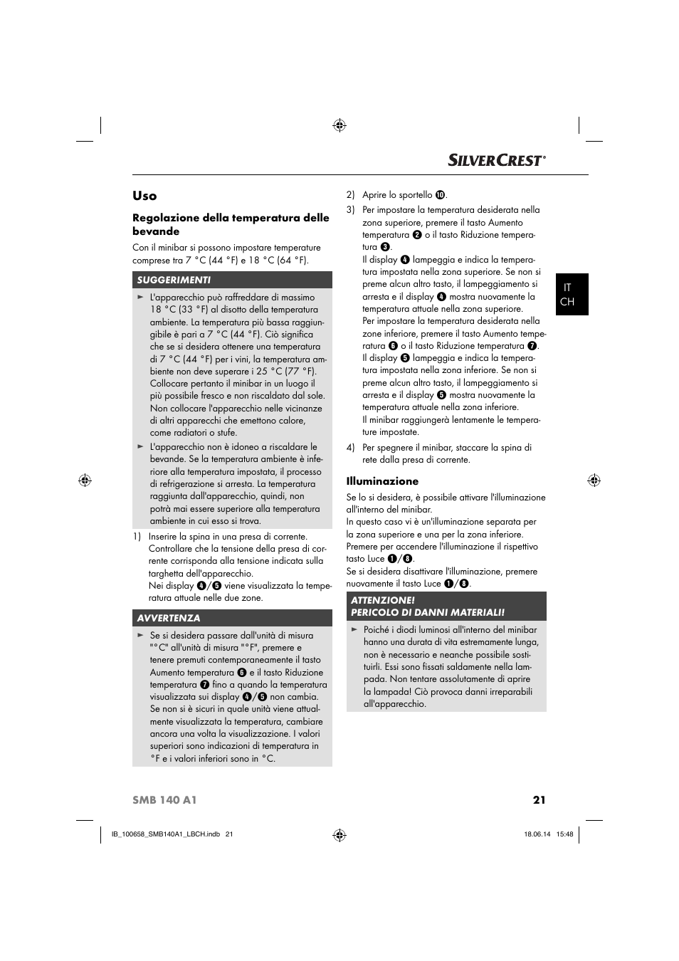 Silvercrest SMB 140 A1 User Manual | Page 24 / 36