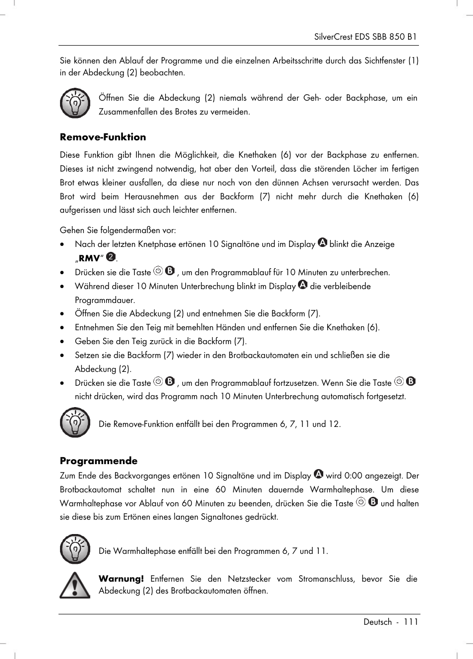 Silvercrest SBB 850 B1 User Manual | Page 113 / 124