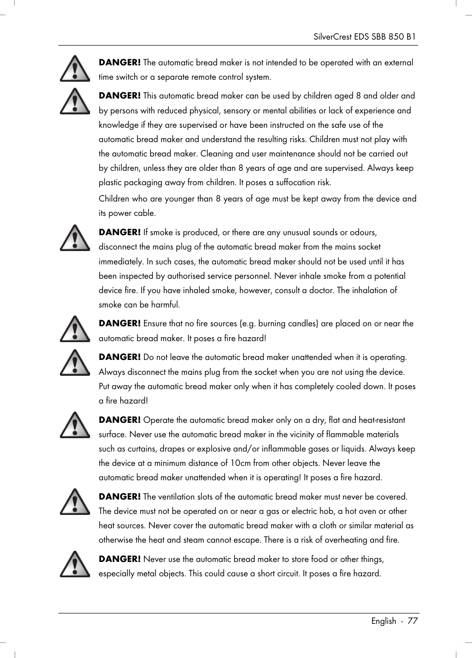 Silvercrest SBB 850 B1 User Manual | Page 79 / 124