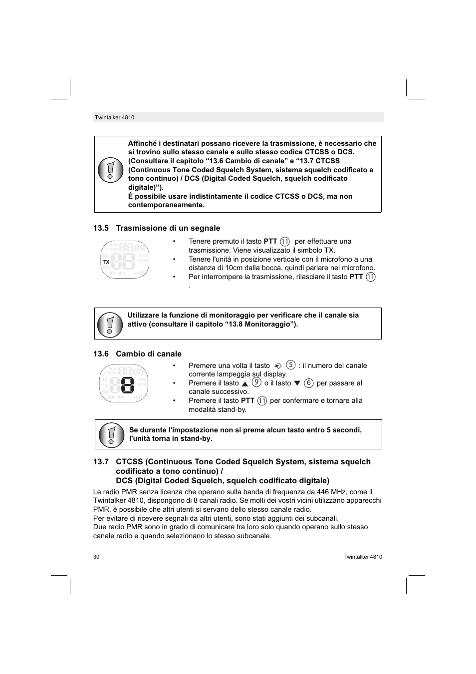 Silvercrest TWINTALKER 4810 User Manual | Page 30 / 96