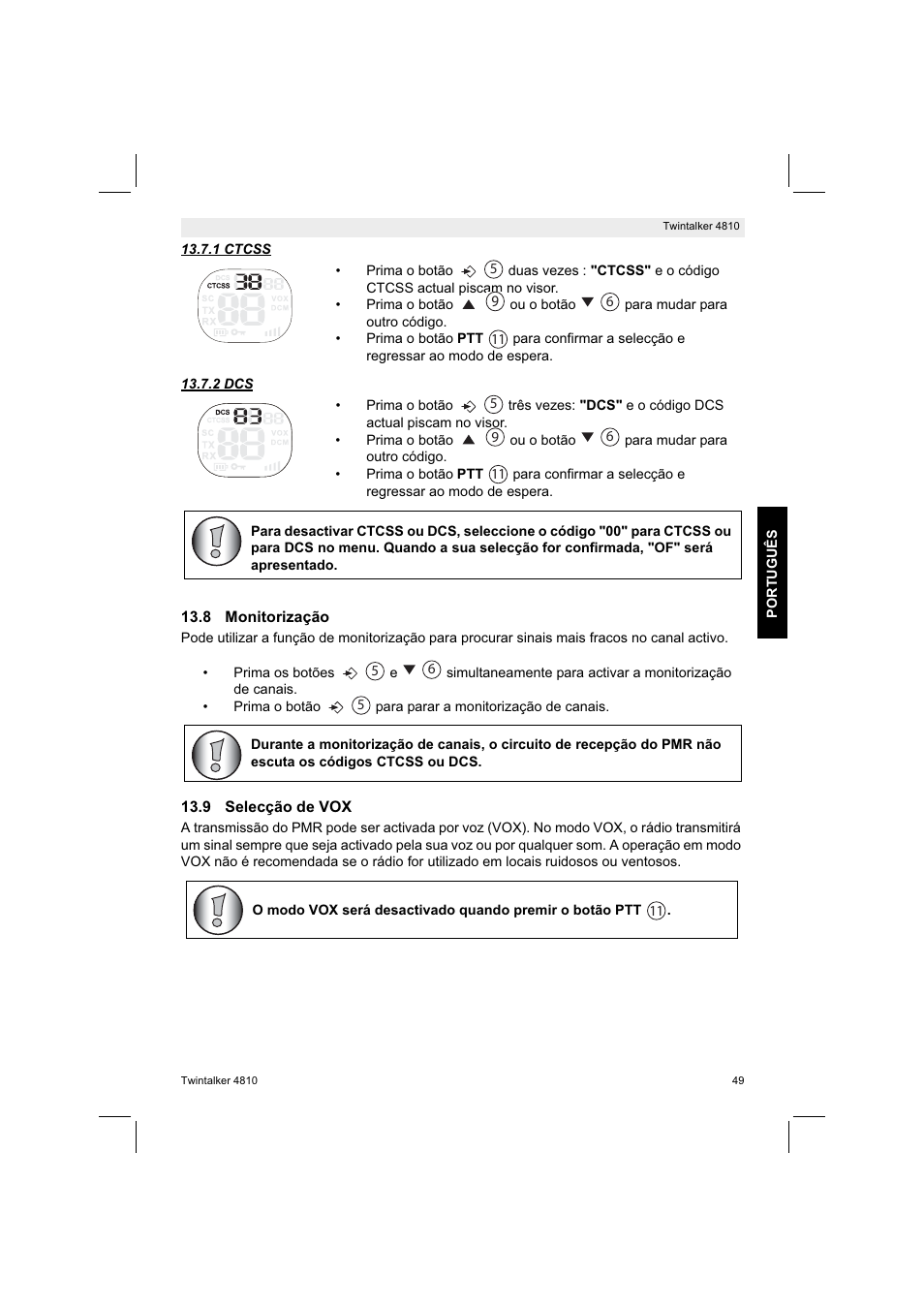 Silvercrest TWINTALKER 4810 User Manual | Page 49 / 96