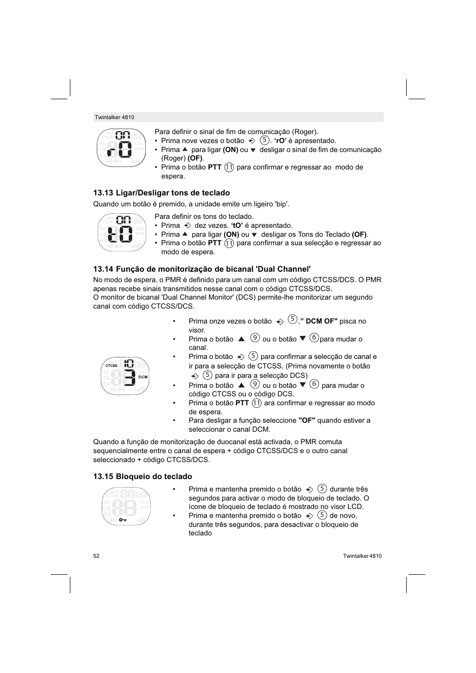 Silvercrest TWINTALKER 4810 User Manual | Page 52 / 96