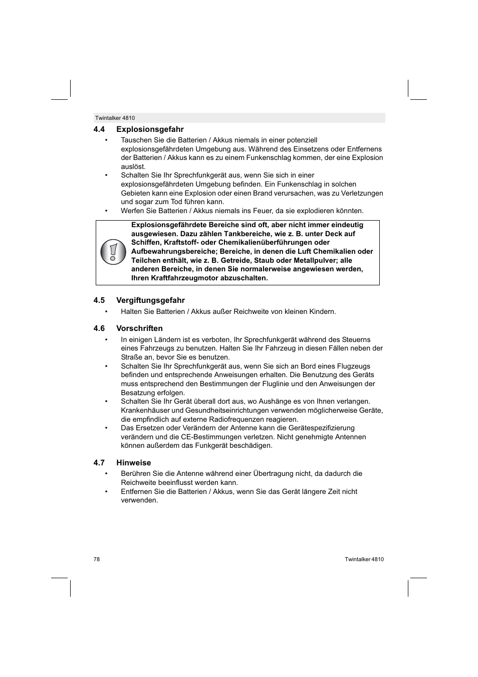 Silvercrest TWINTALKER 4810 User Manual | Page 78 / 96