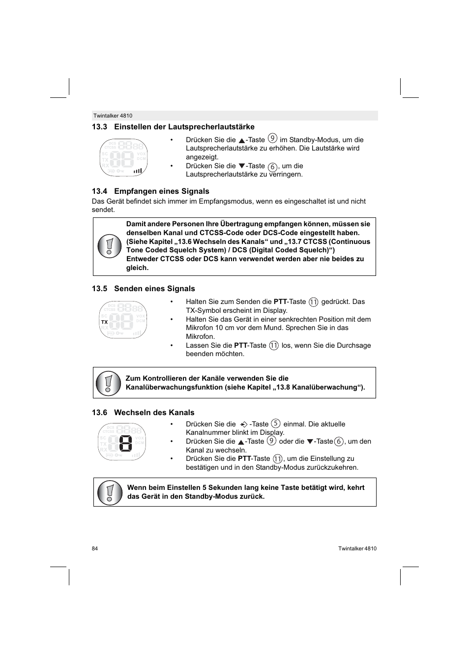 Silvercrest TWINTALKER 4810 User Manual | Page 84 / 96