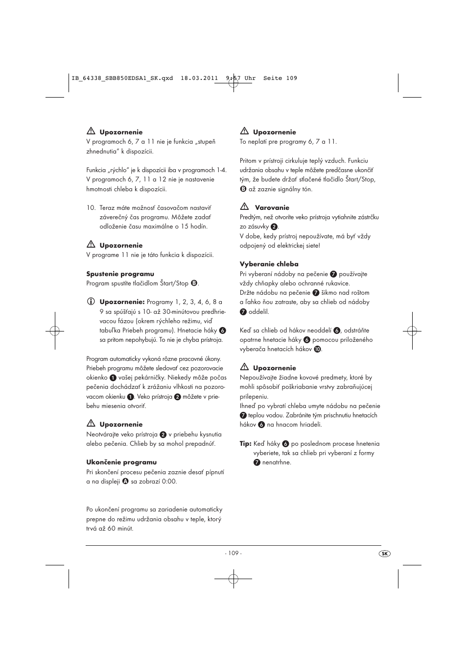 Silvercrest SBB 850 EDS A1 User Manual | Page 111 / 146