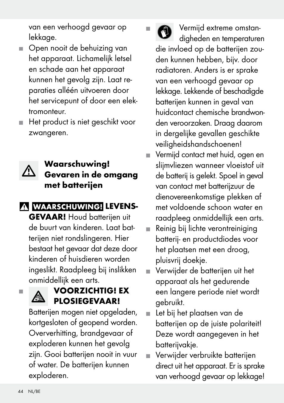Silvercrest 103803-14-01/103803-14-02 User Manual | Page 44 / 57
